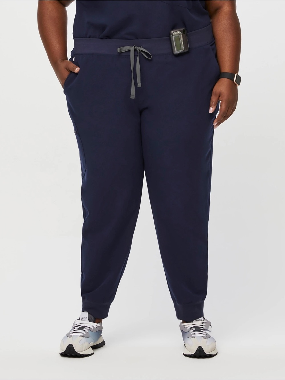 Figs Zamora 2.0 Jogger Scrub Pants, Navy, Size 6XLP